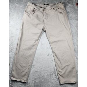Mavi Pants Mens 36x28 Beige Chino Zach Straight Leg 5-Pocket Stretch Flat Front